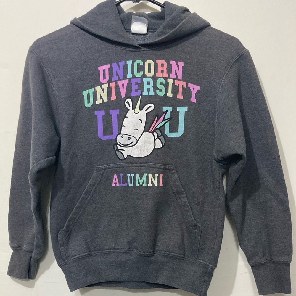 $5 Grey Unicorn Hoodie